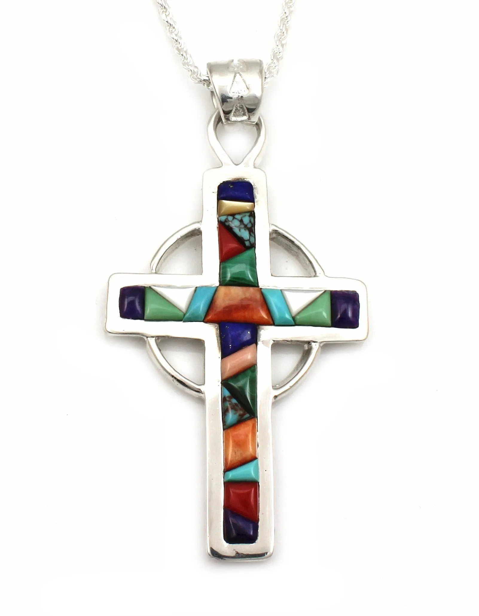 Cross Of Circle Pendant
