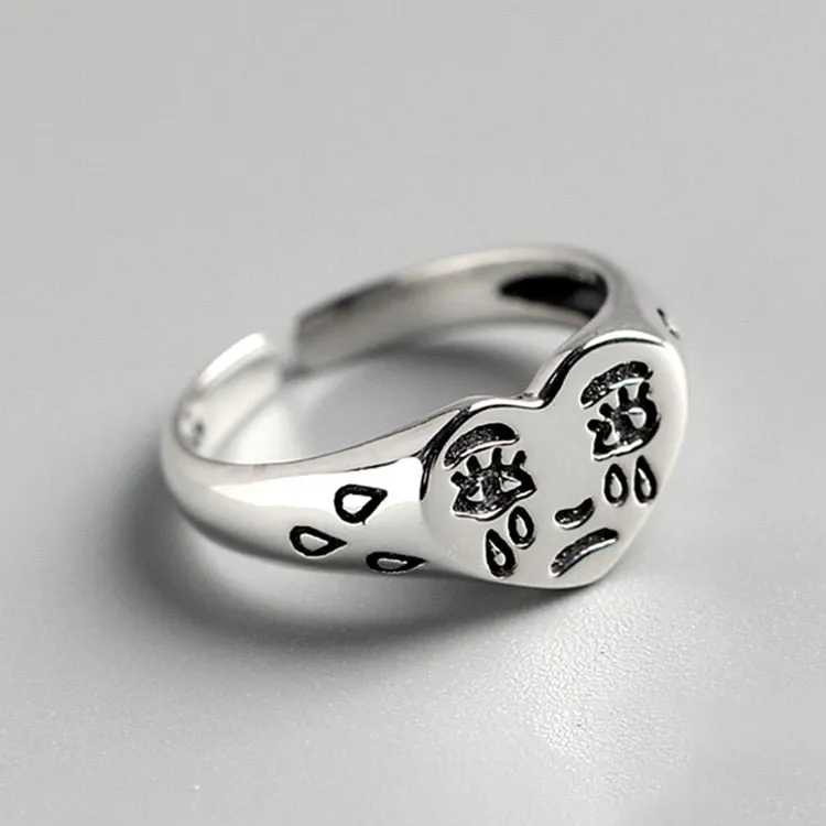 Crying Adjustable Ring Tears