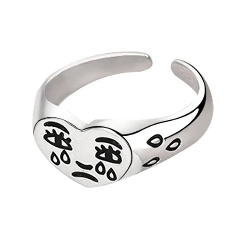 Crying Adjustable Ring Tears