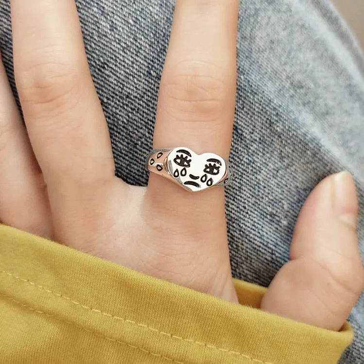Crying Adjustable Ring Tears