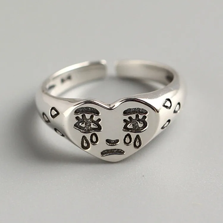 Crying Adjustable Ring Tears