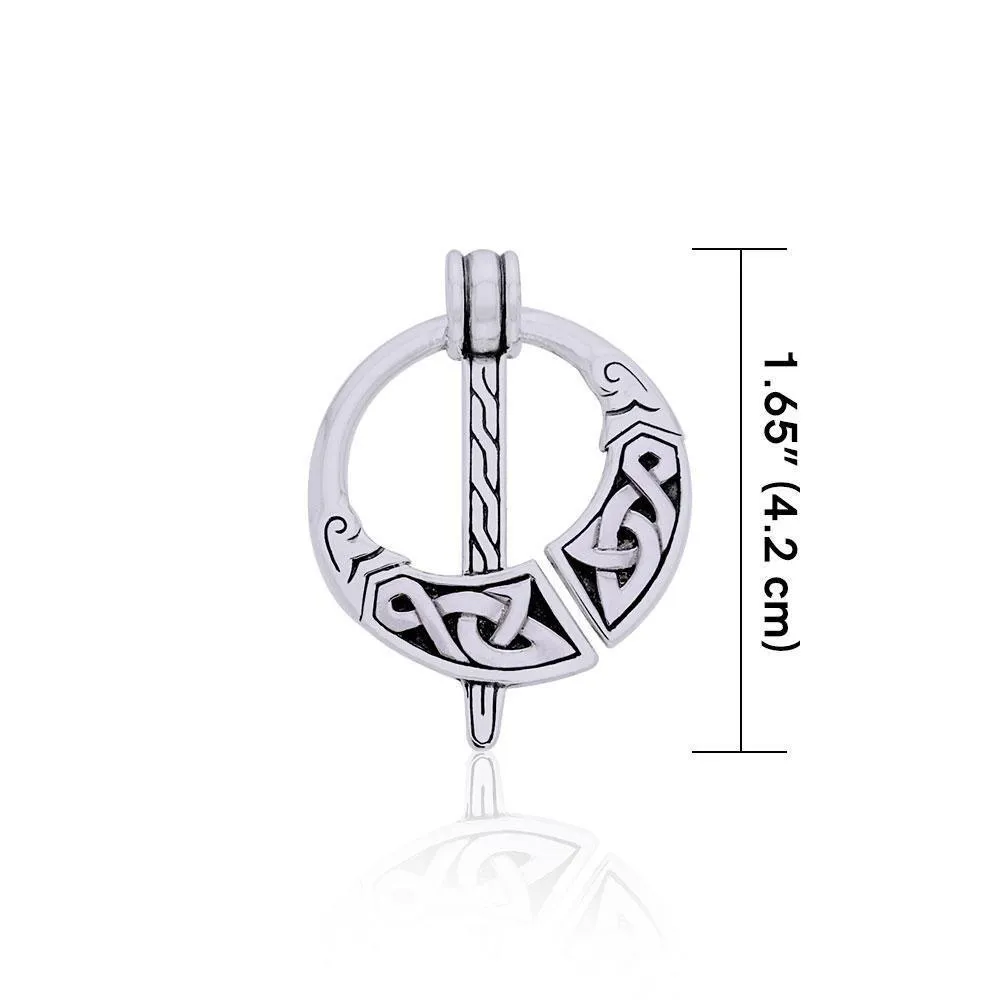 Danu Celtic Brooch Pendant TPD1233