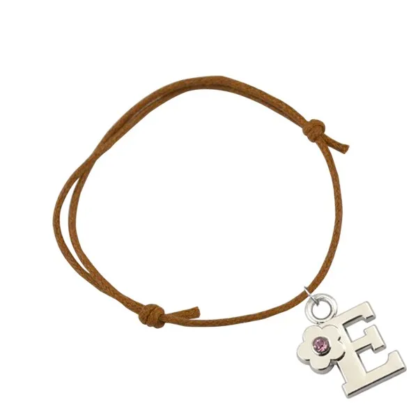 Dawapara 2019 New Handmade Adjustable Korean Wax Cord Letter A With Flower Bracelet For Mother And Girls 5pcs SLH108218