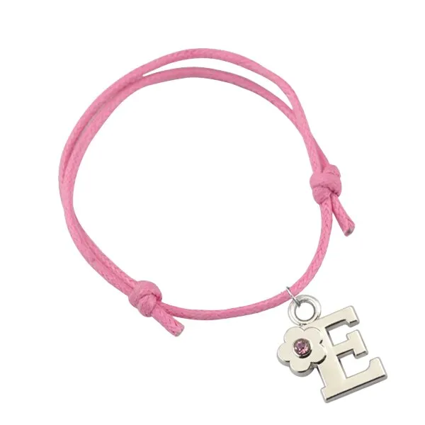 Dawapara 2019 New Handmade Adjustable Korean Wax Cord Letter A With Flower Bracelet For Mother And Girls 5pcs SLH108218
