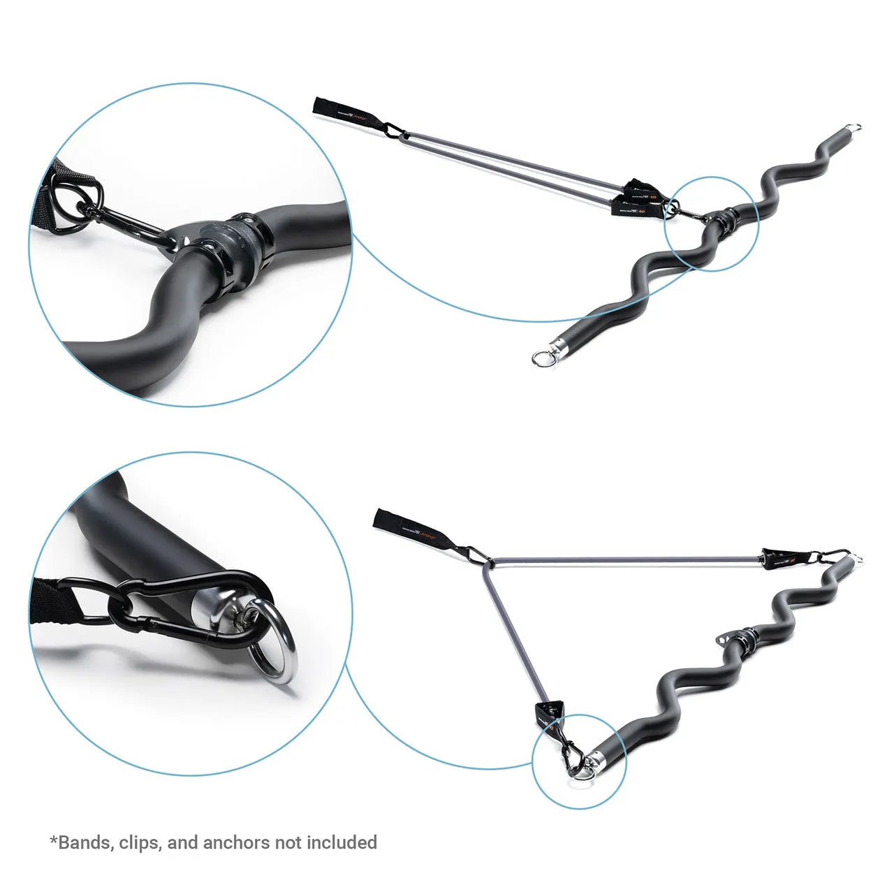 Deluxe Exercise Bar for Lats, Curls and More BBEB-7355 | Bionic Body