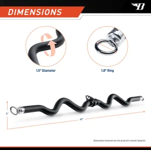 Deluxe Exercise Bar for Lats, Curls and More BBEB-7355 | Bionic Body