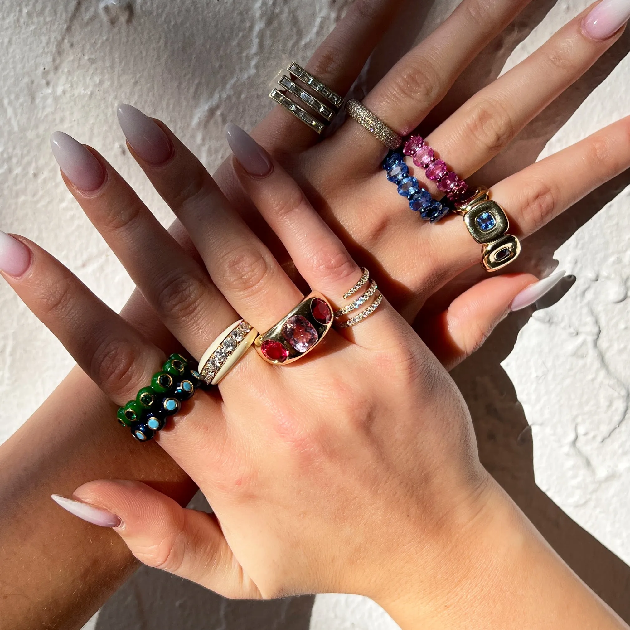 Diamond Baguette Pinky Ring
