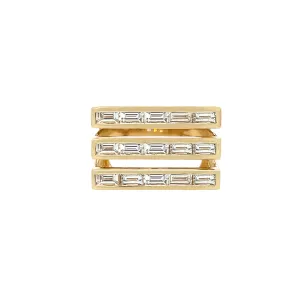 Diamond Baguette Pinky Ring