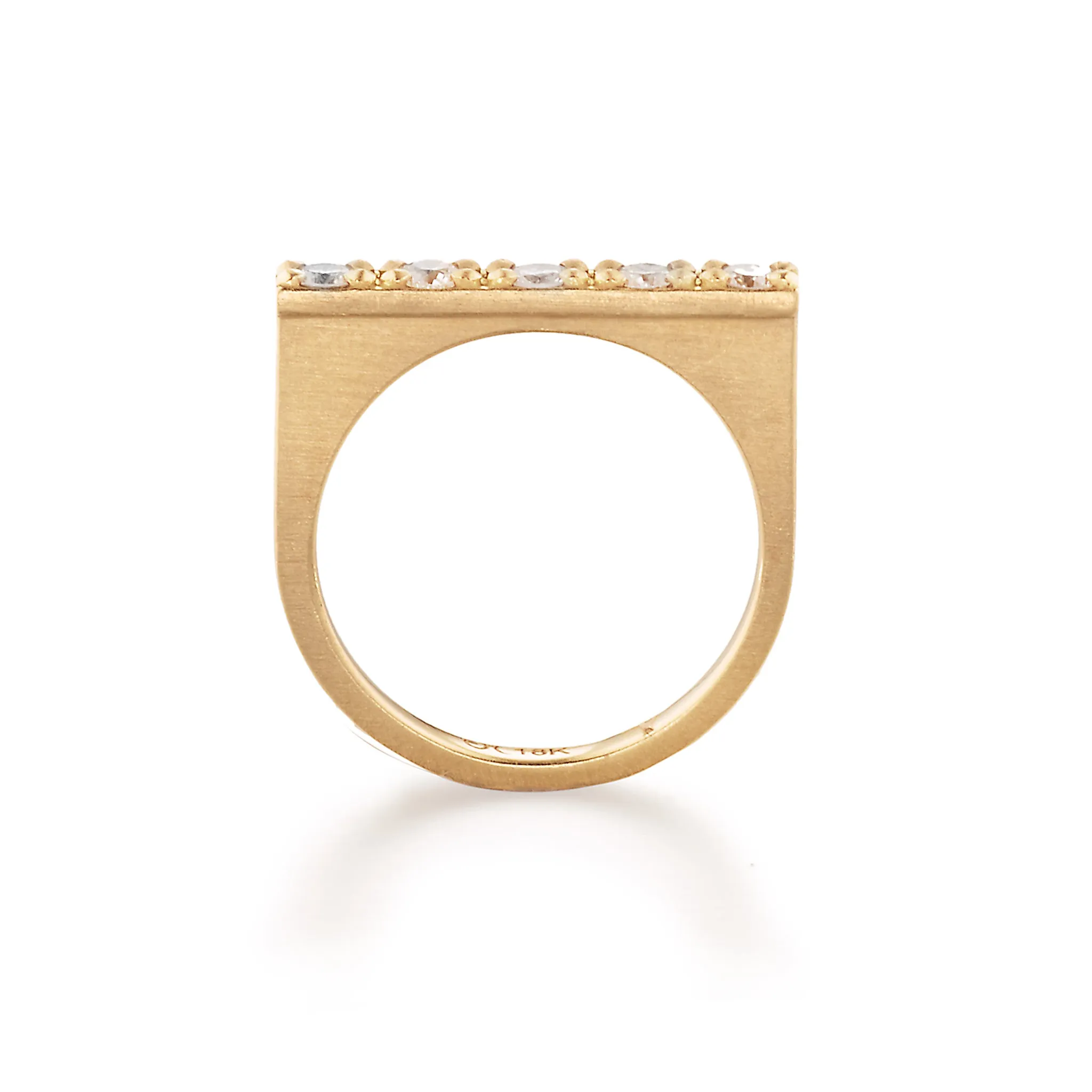 Diamond Bar Ring