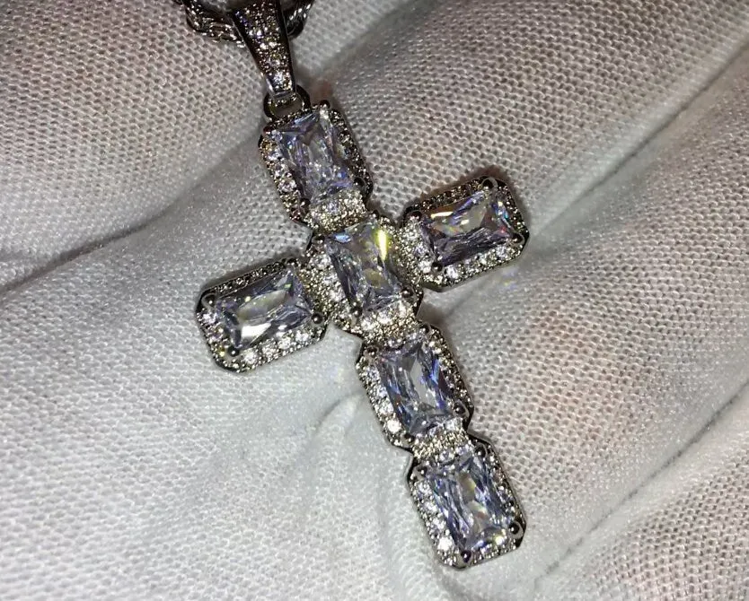 Diamond Cross Pendant | Cross necklace | Cross Necklace Women | Mens Big Cross Pendant | Iced Out Cross | Iced Out Cross Pendant | Cross