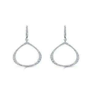 Diamond Hoop Earrings