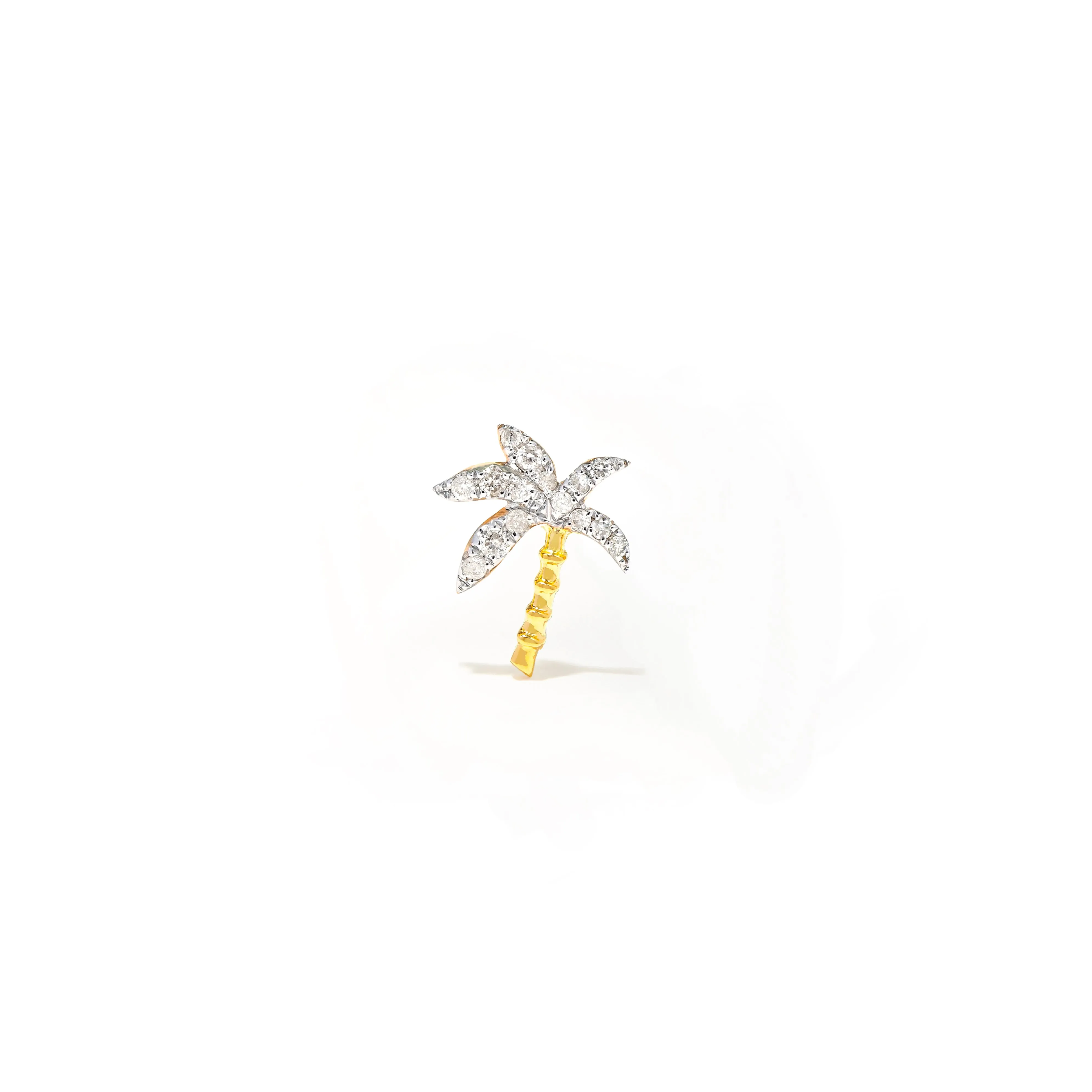 Diamond Palm Earrings