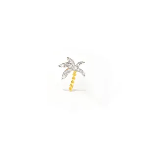 Diamond Palm Earrings