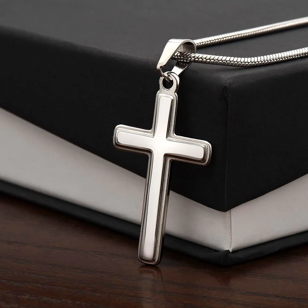 Easter Gift - Cross Necklace - Love, Strength & Faith