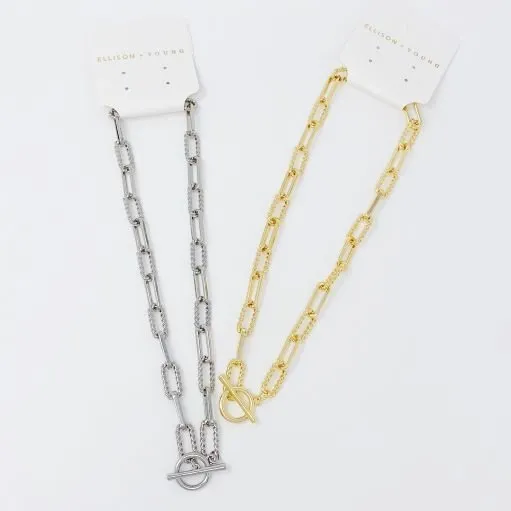 Ellison and Young - Toggle Chain Link Necklace