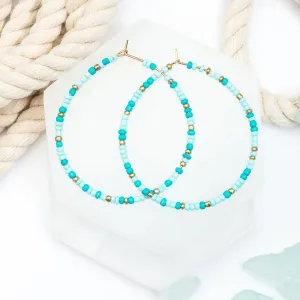 Elsie & Zoey Ashli Beaded Hoop Earrings