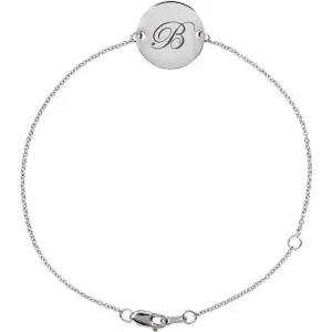 Engravable Disc Bracelet