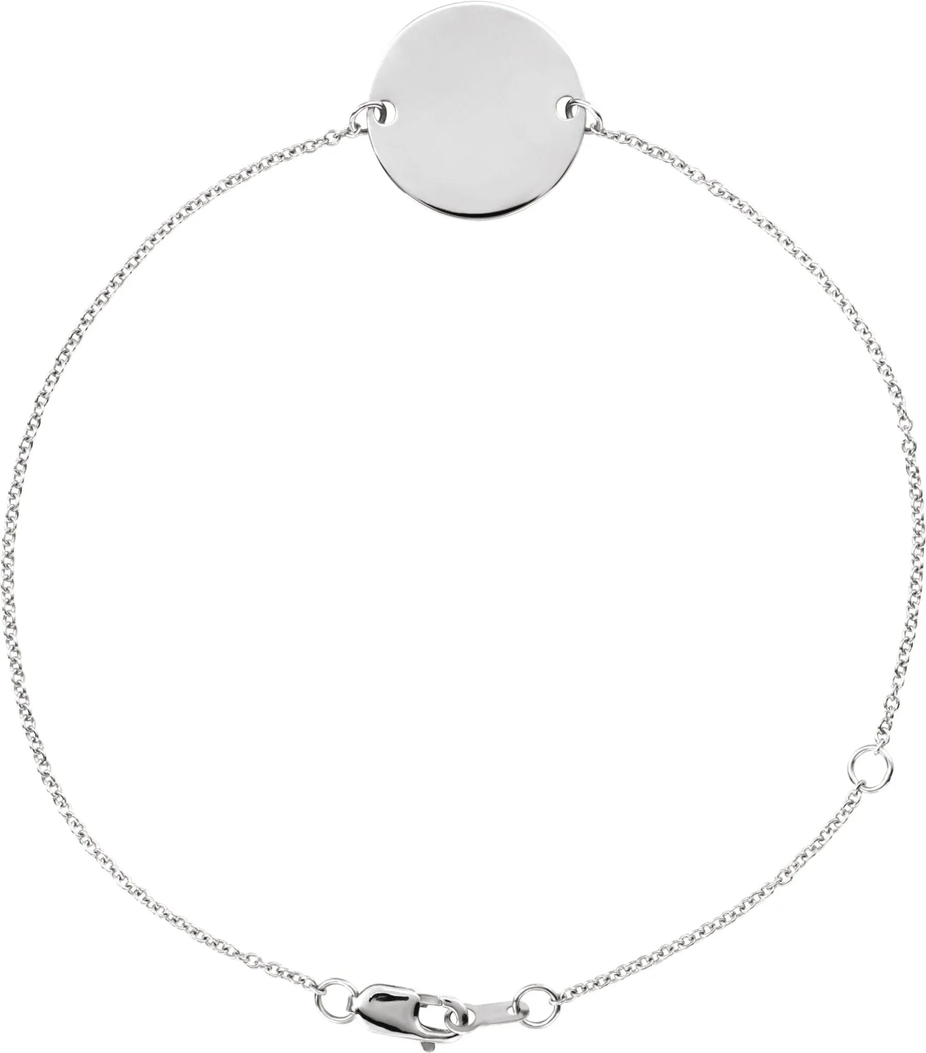Engravable Disc Bracelet