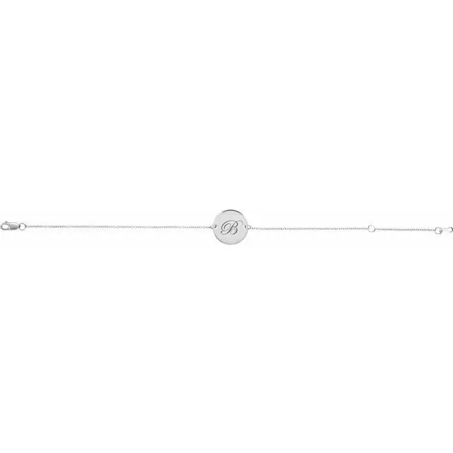 Engravable Disc Bracelet