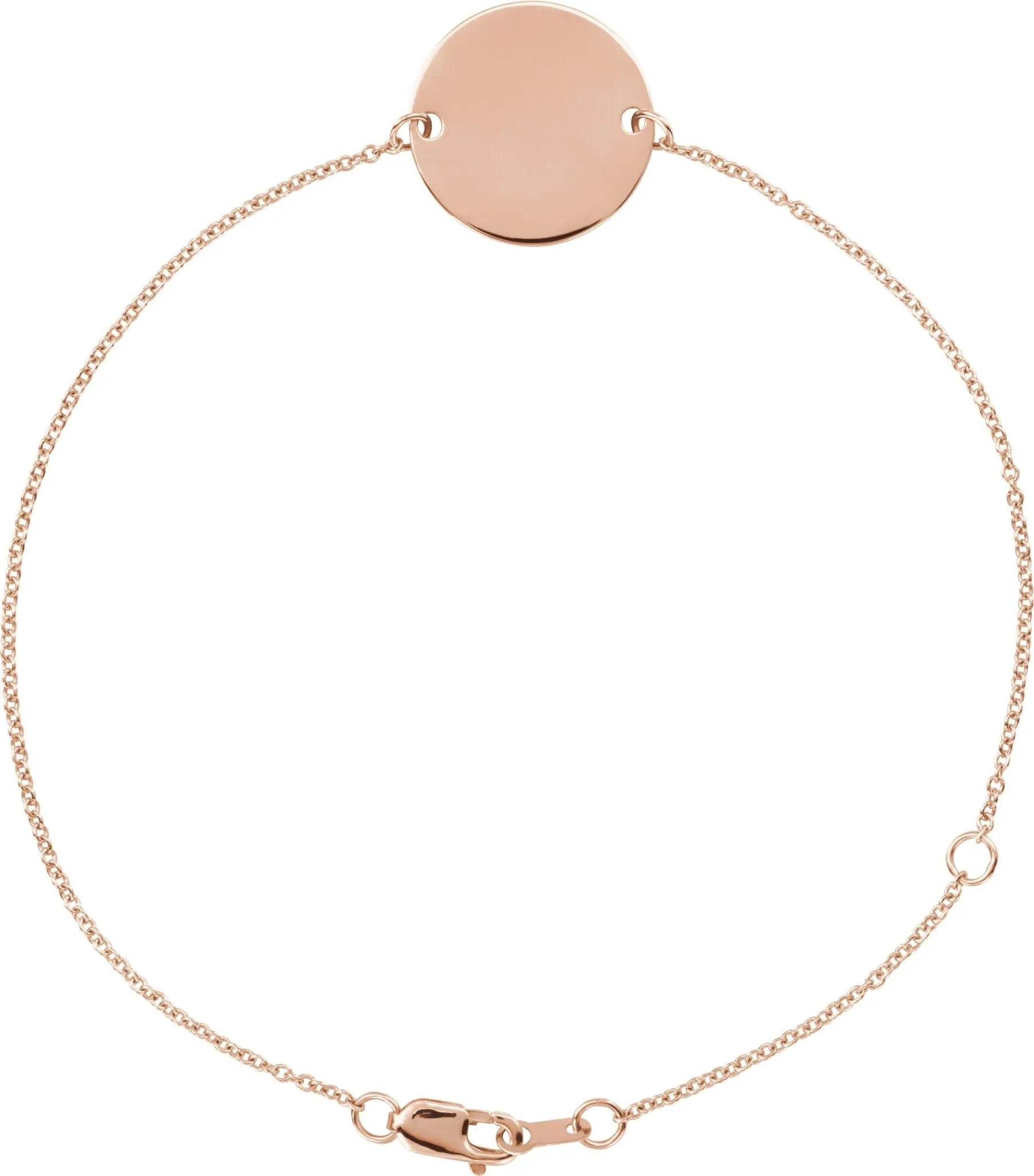 Engravable Disc Bracelet