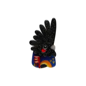 Erstwilder - The Rare Red-Tail Cockatoo Mini Brooch (Pete Cromer) (2021)