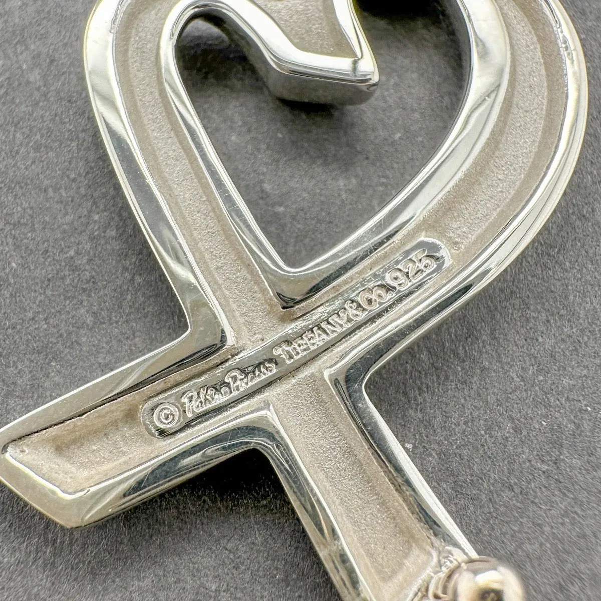 Estate Tiffany & Co Picasso SS Loving Heart Pin