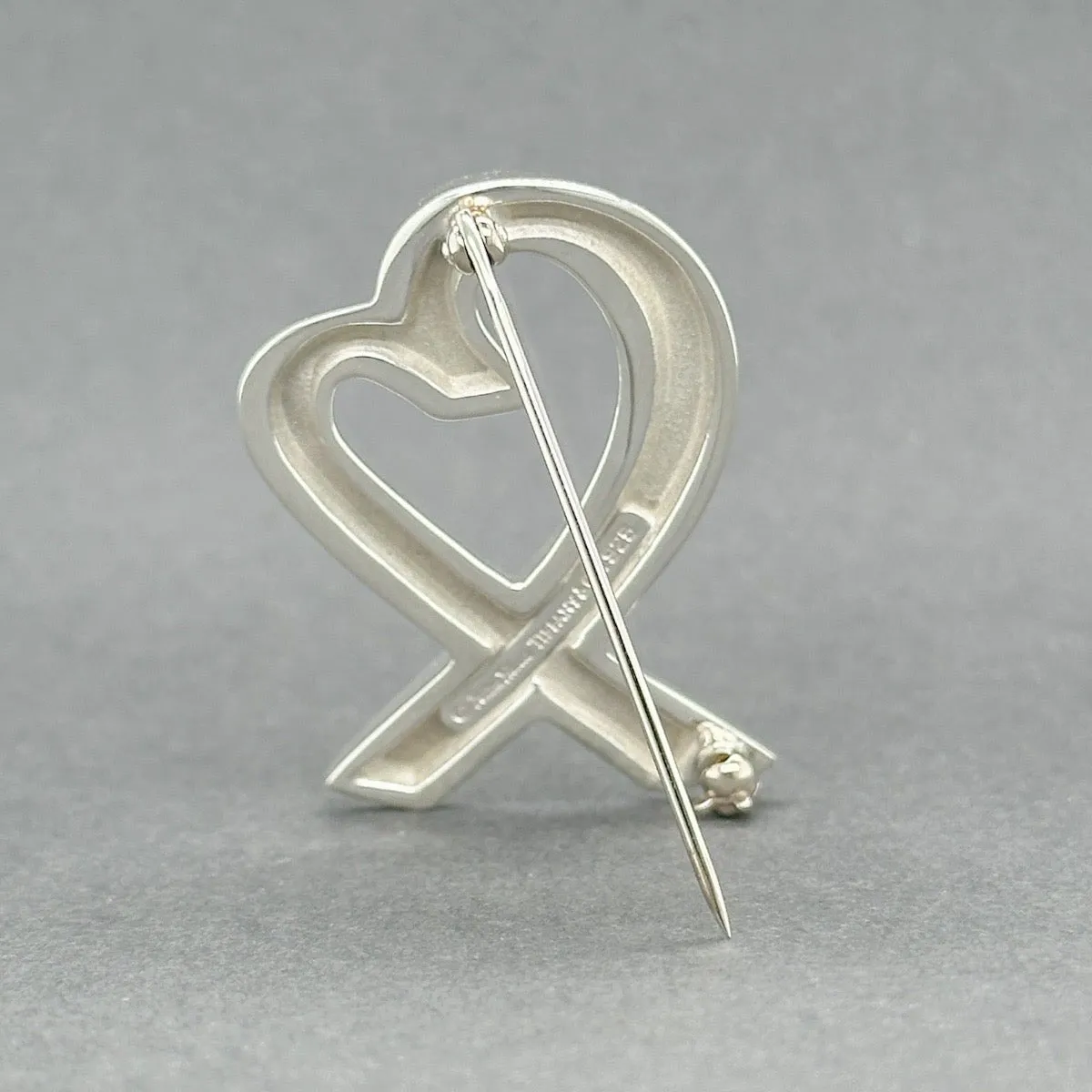Estate Tiffany & Co Picasso SS Loving Heart Pin