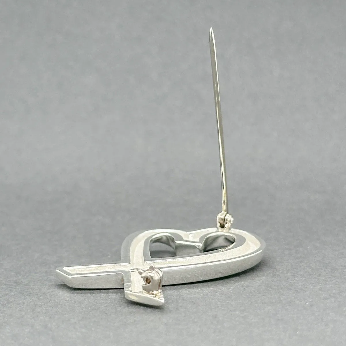Estate Tiffany & Co Picasso SS Loving Heart Pin