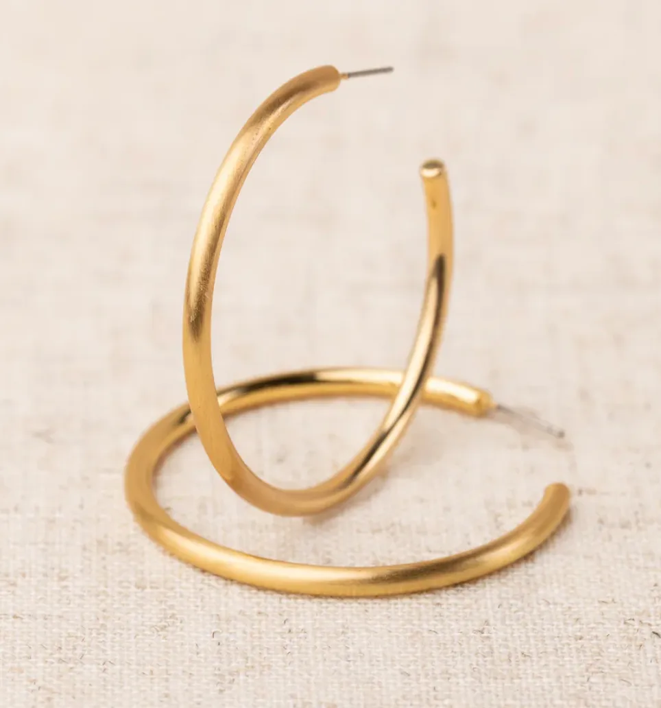 Estonia Hoop Earrings By Michelle McDowell