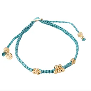 Fairley, Blossom Rope Bracelet | Sage Green