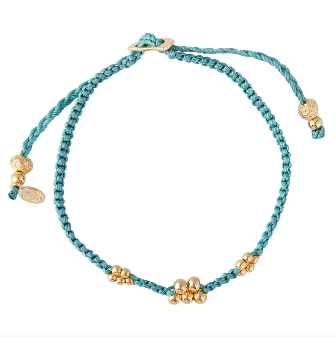 Fairley, Blossom Rope Bracelet | Sage Green