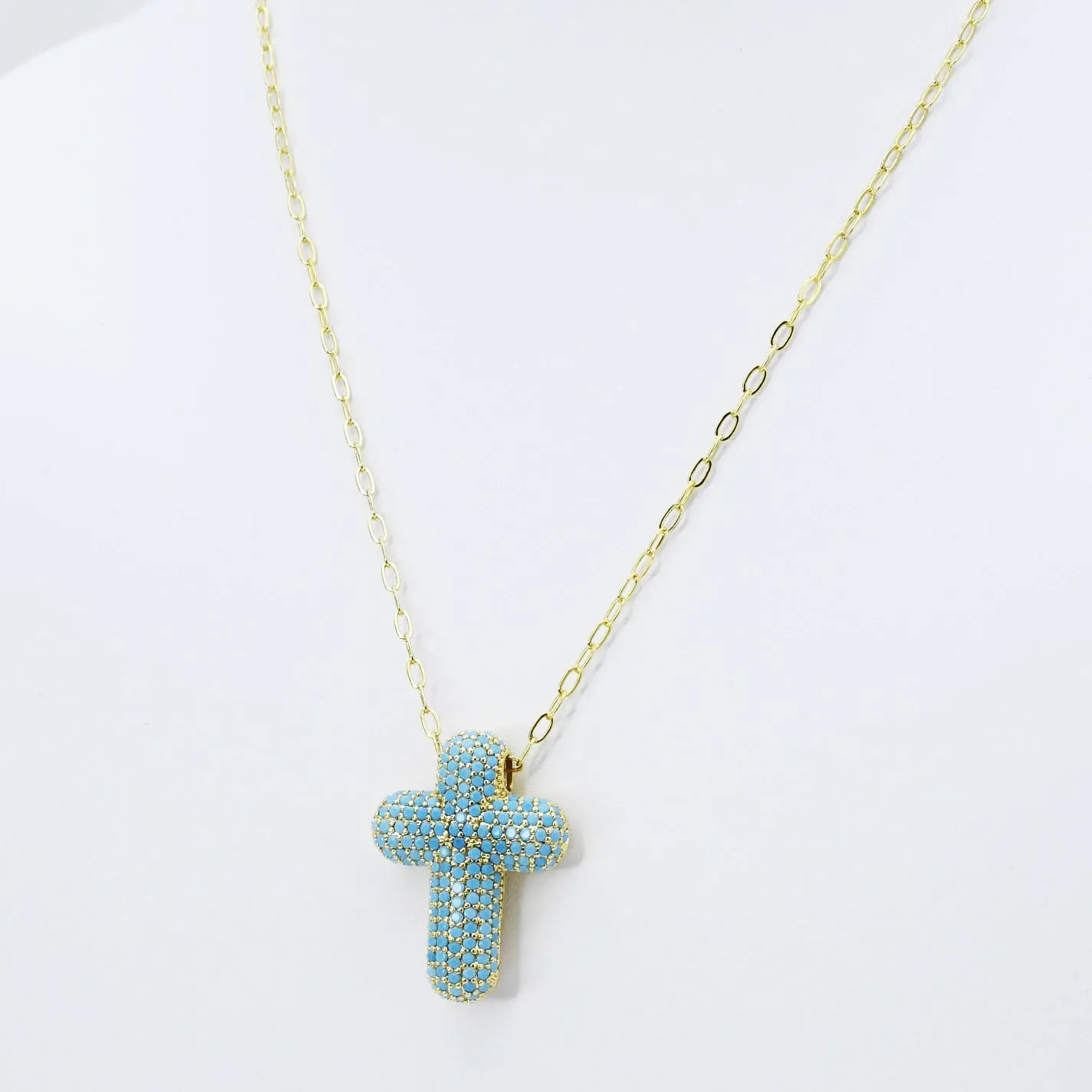 Faithful Glow Turquoise Necklace