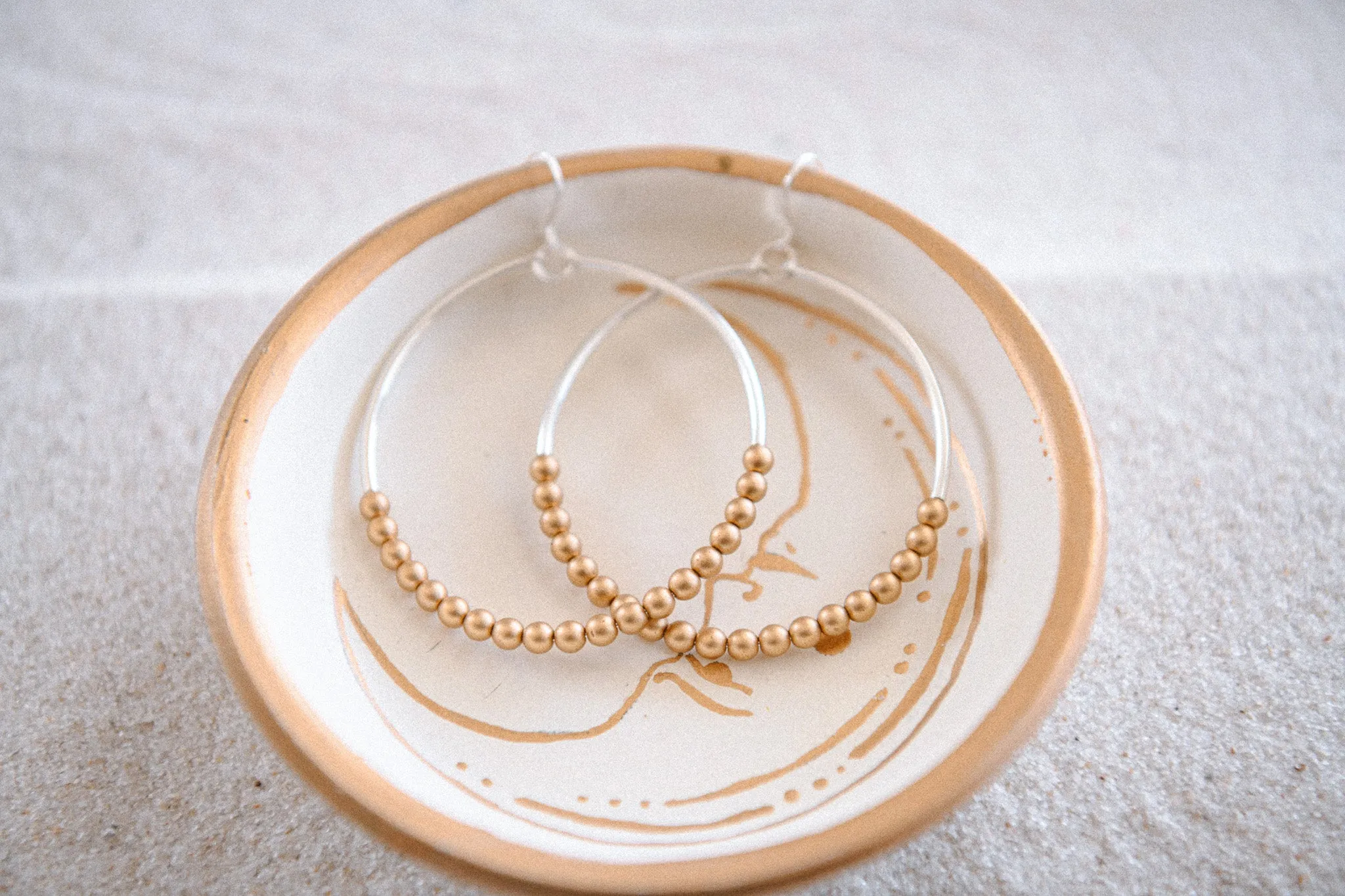 Far Out Sterling Silver and Gemstone Hoop Earrings