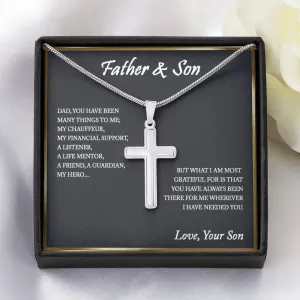 Father and Son Gift, Father Son Gift Necklace, Father's Day Gift From Son, Father Son Bonding Necklace, Father Birthday (DO NOT USE)