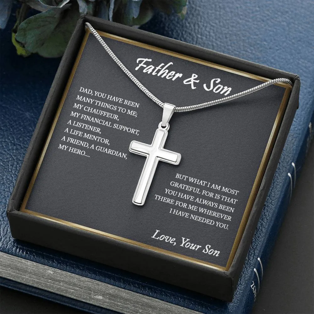 Father and Son Gift, Father Son Gift Necklace, Father's Day Gift From Son, Father Son Bonding Necklace, Father Birthday (DO NOT USE)