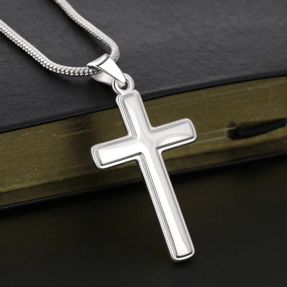 Father Of The Bride Silver Cross- I Will Always Be Your Little Girl