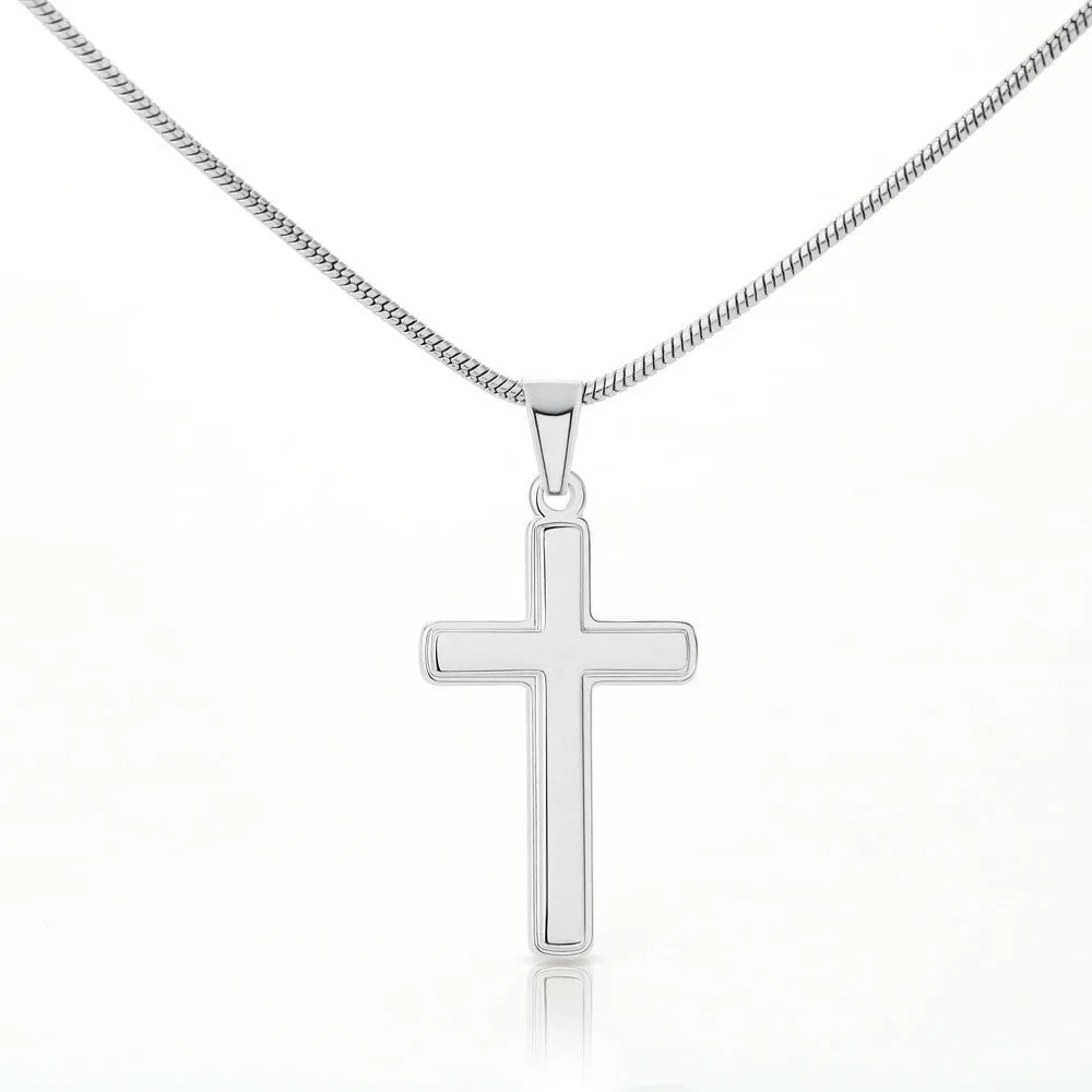 Father Of The Bride Silver Cross- I Will Always Be Your Little Girl