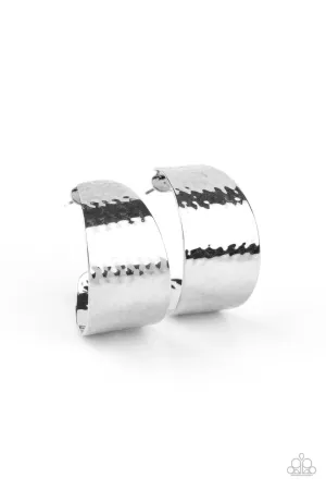 Flatten the Curve Silver Paparazzi Earrings