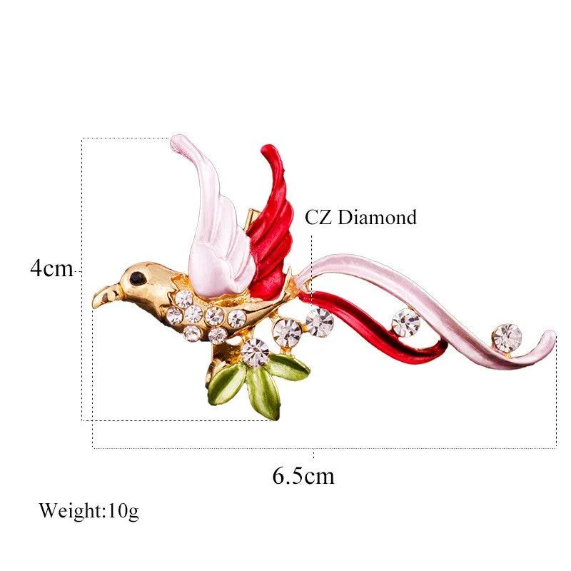 Flying Bird Brooch