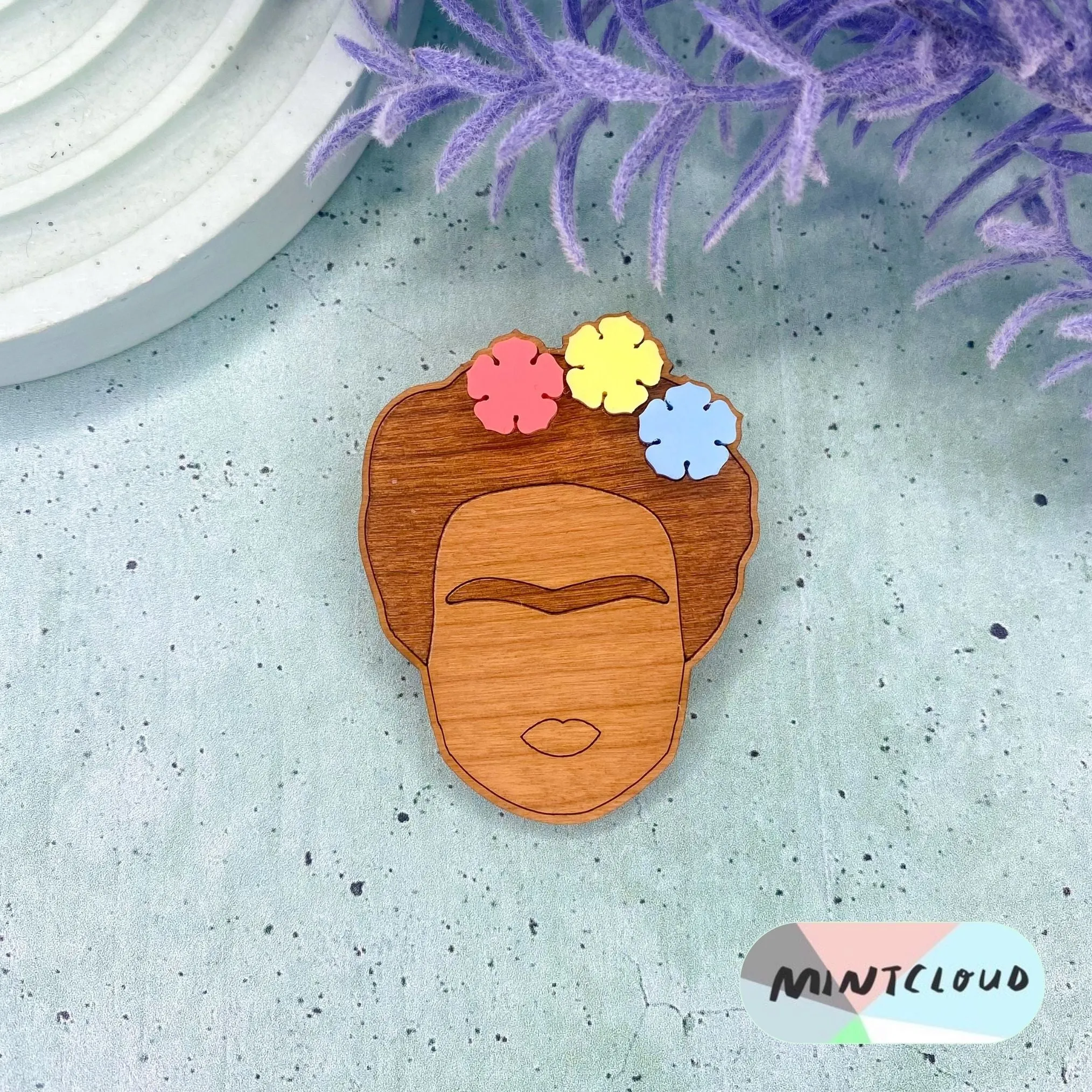 Frida Brooch - Various Colours