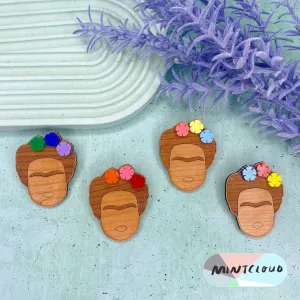 Frida Brooch - Various Colours