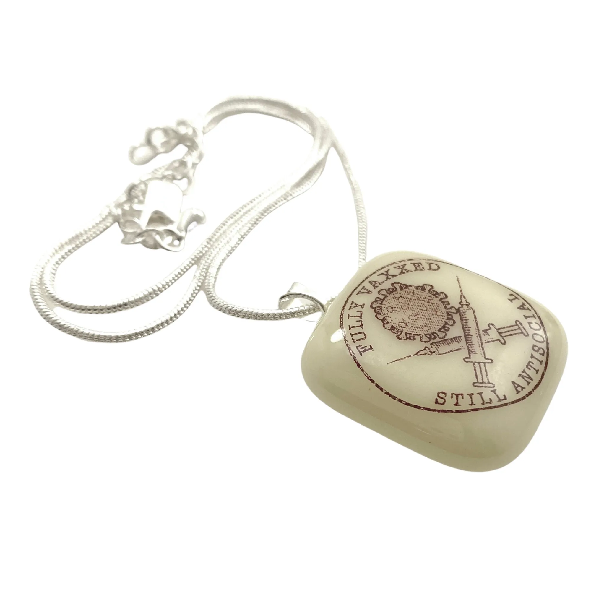Fully Vaxxed Still Antisocial Pendant