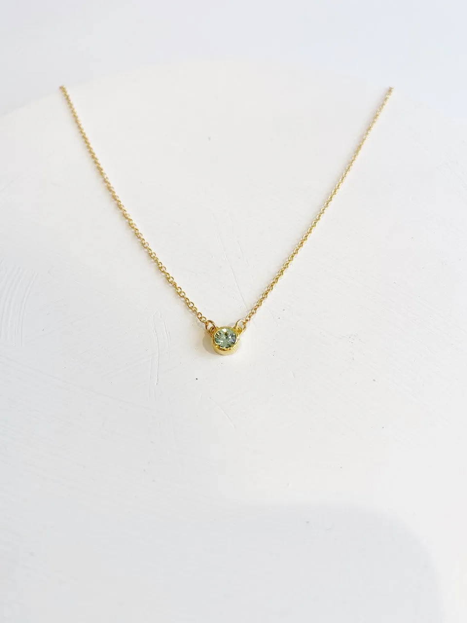 Gold Birthstone Necklaces