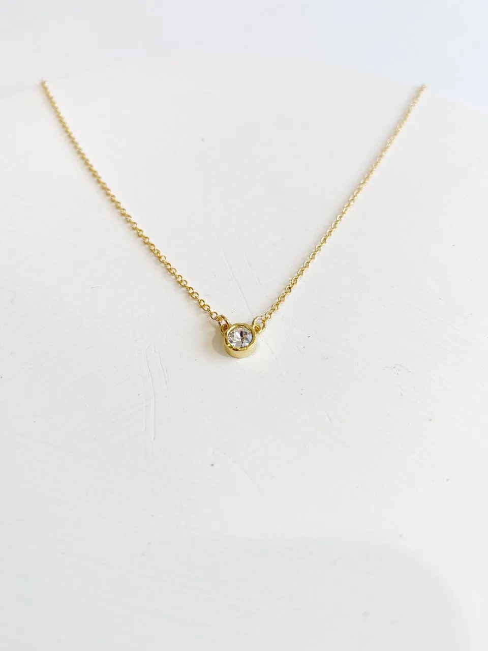 Gold Birthstone Necklaces
