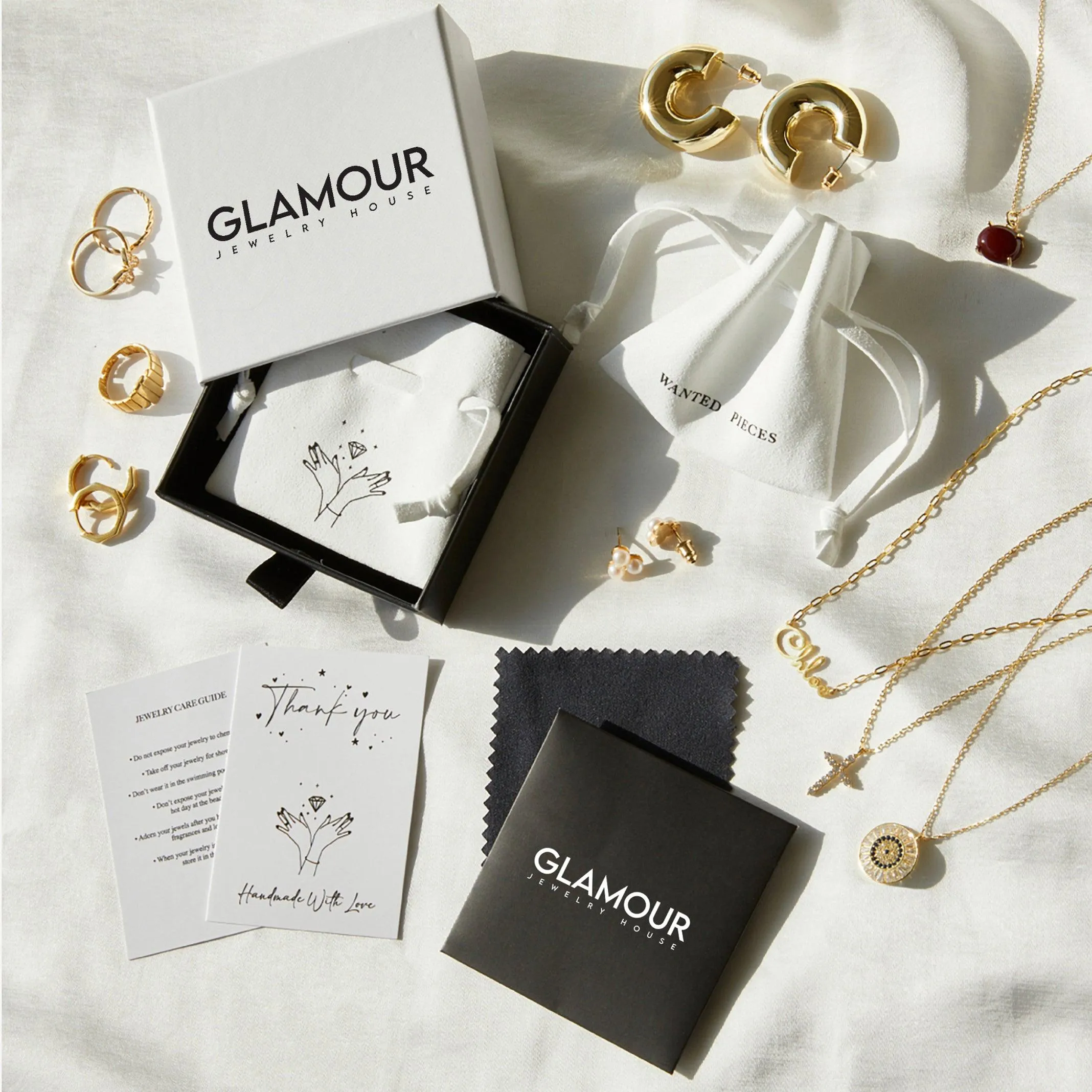 Gold Cross Necklace with Cz Diamond - 18K Gold Vermeil