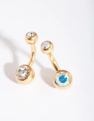 Gold Mini Belly Bar Pack