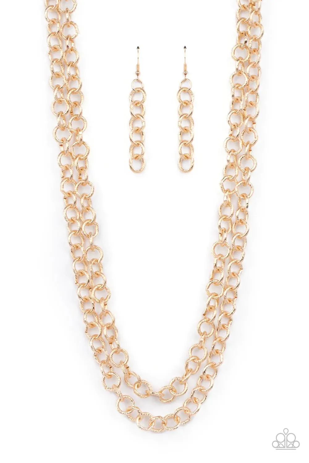 Grunge Goals - Gold Necklace