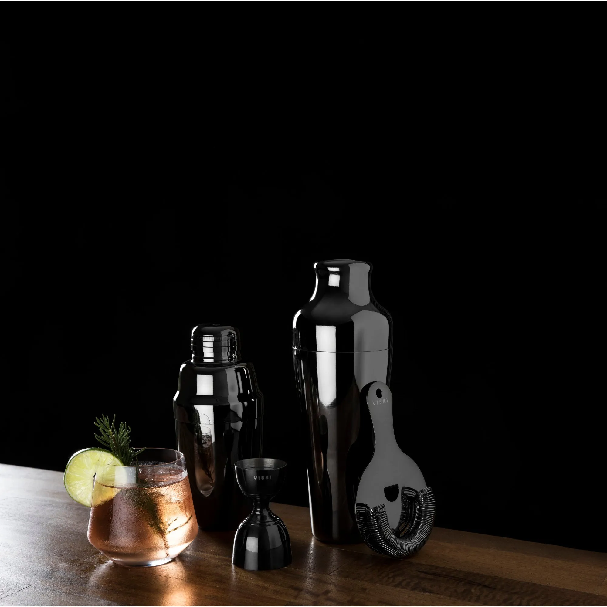 Gunmetal canterbury jigger by viski®