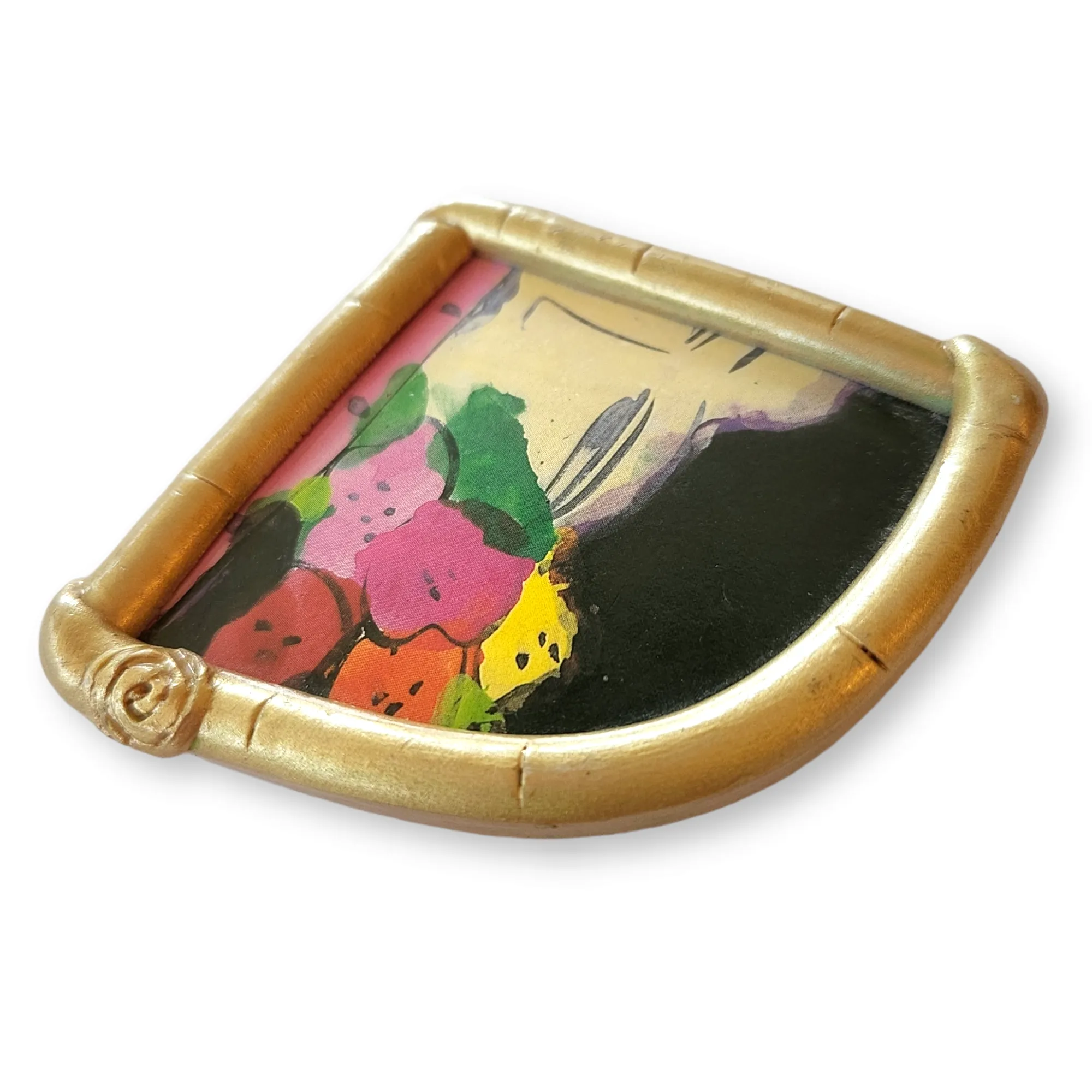 Handmade Art Pin After Walasse Ting Painting - Alice Gamse