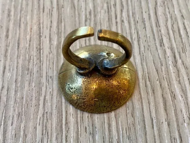 Handmade Limited Edition Bronze Ring by Turkish Designer
